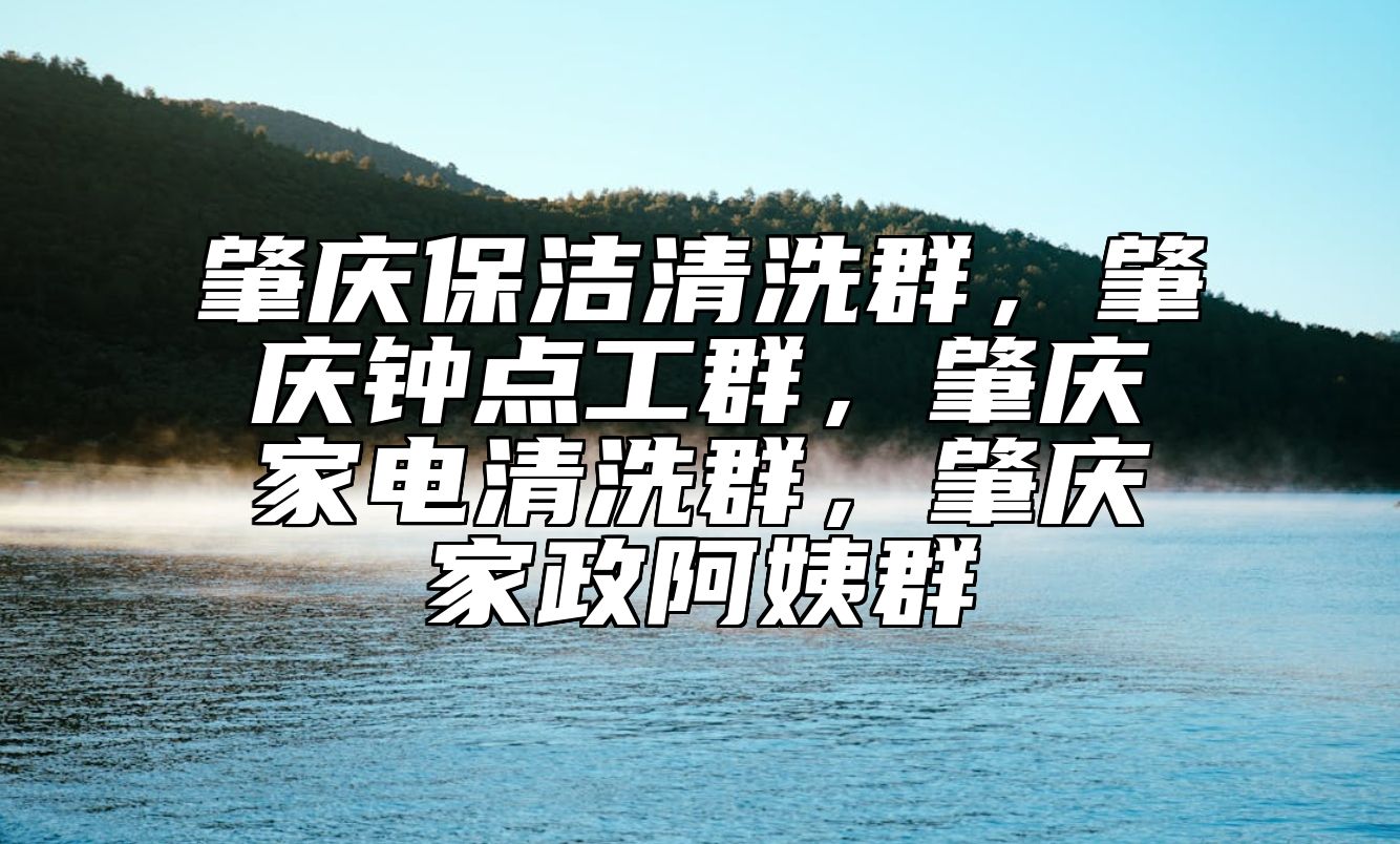 肇庆保洁清洗群，肇庆钟点工群，肇庆家电清洗群，肇庆家政阿姨群